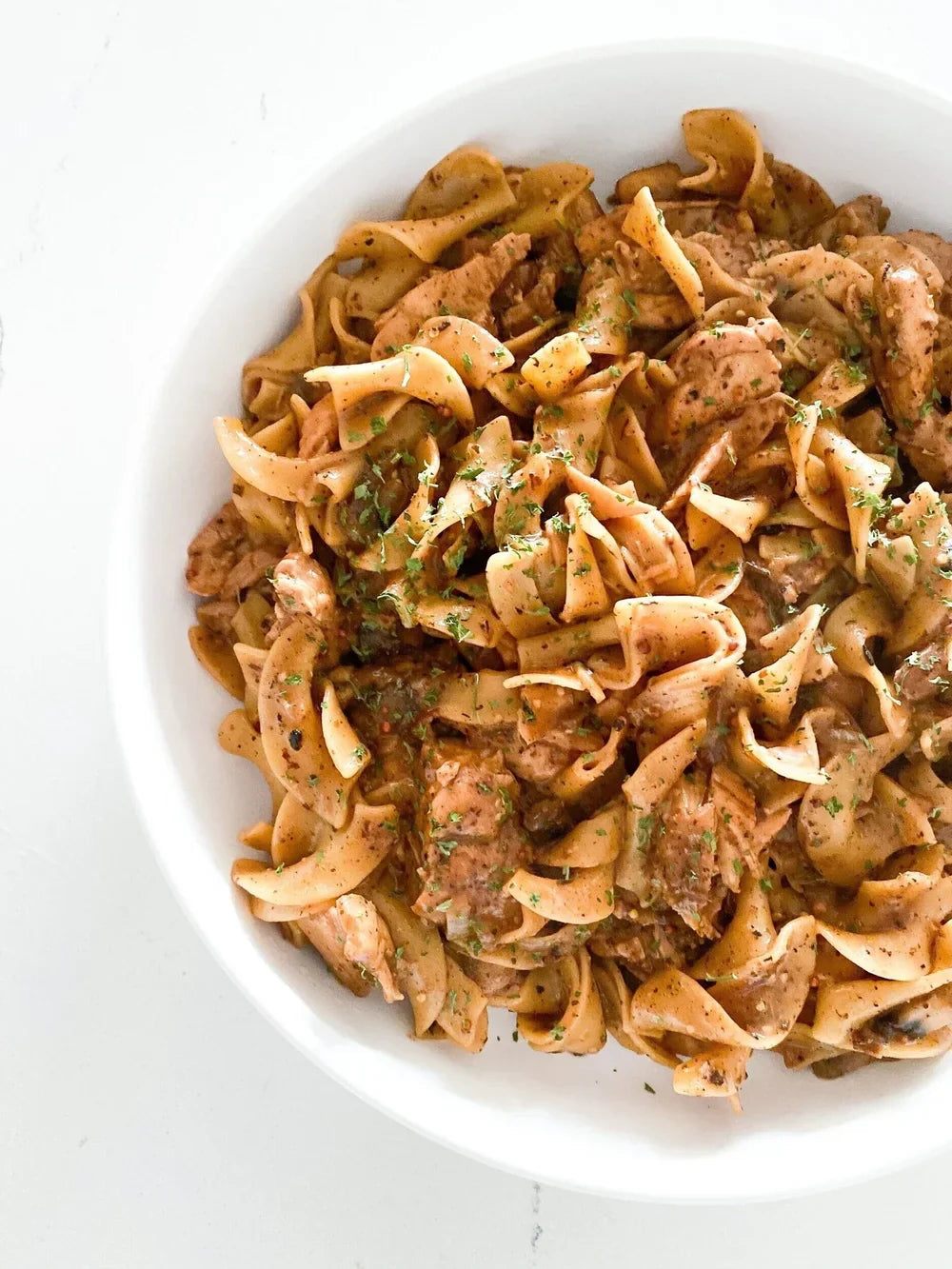 Super Simple One Pot Classic Chicken Stroganoff