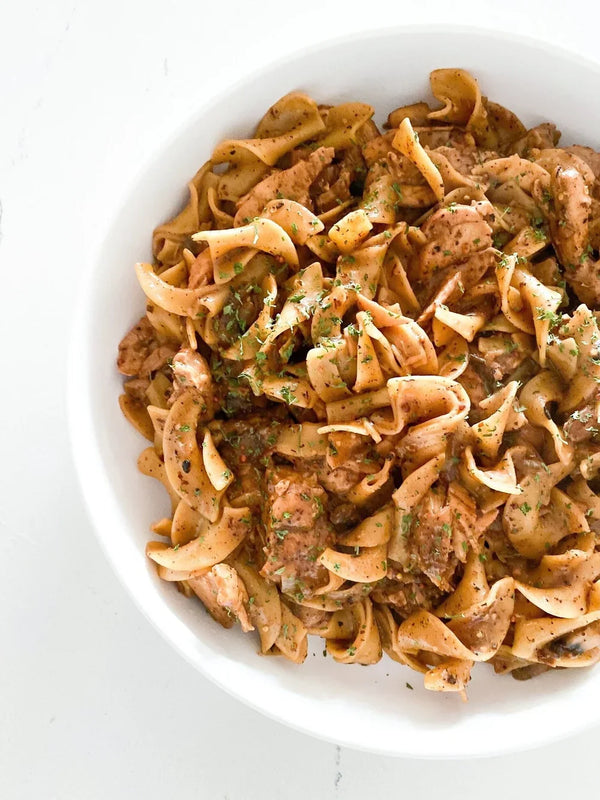 Super Simple One Pot Classic Chicken Stroganoff