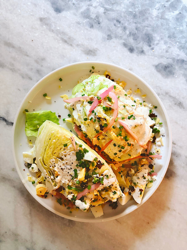 Sour Cream & Onion Wedge Salad