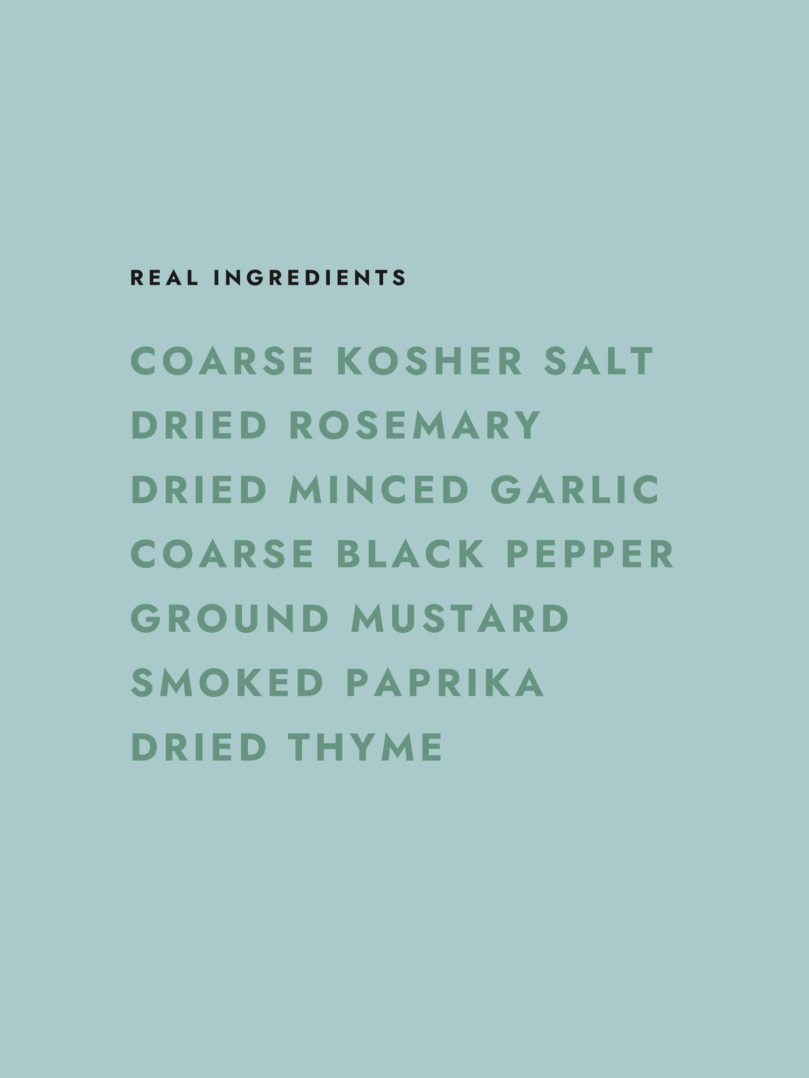 Herbs of a Feather ingredients